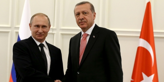 Cumhurbakan Erdoan, Putin ile telefonda grt