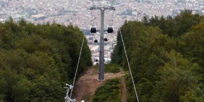 AFAD ipli teleferikle hastay ay zerinden geirdi