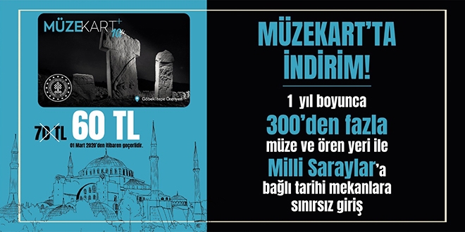 Mzekart'a indirim... 1 Mart'tan itibaren 60 TL