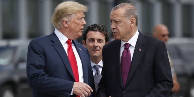 Trump, dlib konusunda Erdoan ile gryoruz