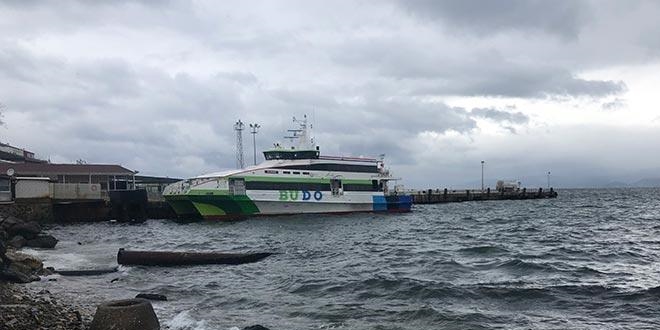 BUDO, Deniz otobs seferleri iptal edildi