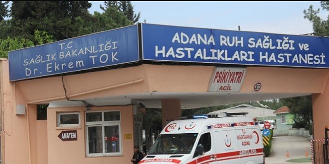 Adana'da hastanedeki dehetle ilgili bahekim aa alnd