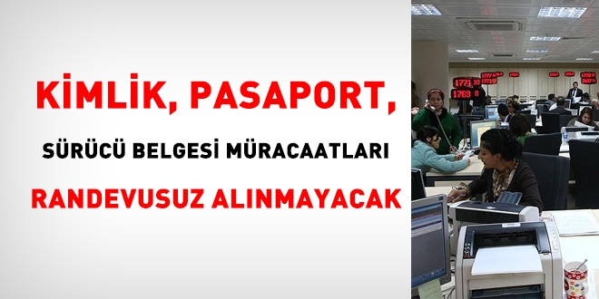 Nfus mdrlkleri, randevusuz mracaat almayacak