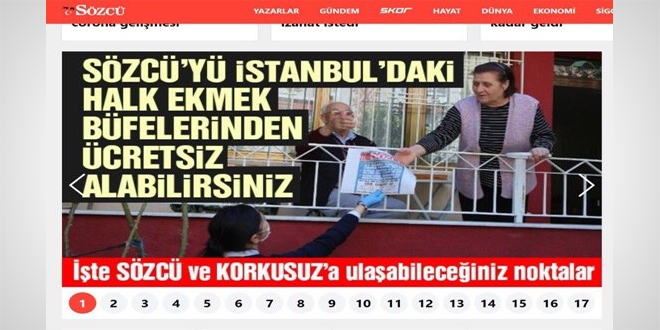 BB Ekmek Bfeleri, Szc Gazetesi datt