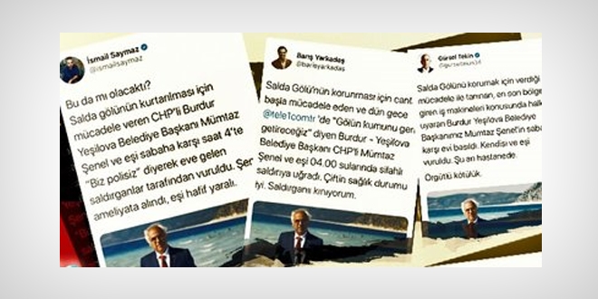 Belediye Bakannn vurulmasn da Salda glne baladlar