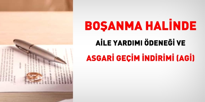 Boanma halinde aile yardm denei ve asgari geim indirimi (AG)