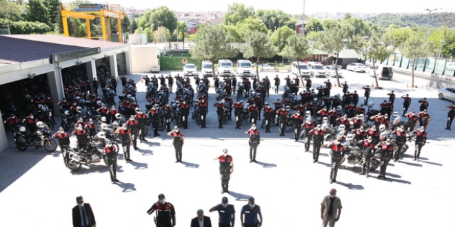 Motosikletli yunus polisine stanbul'da yeni hizmet binas