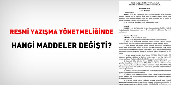 Resmi yazma ynetmeliinin karlatrma cetveli