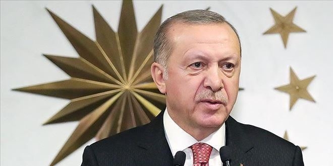 Cumhurbakan Erdoan'dan ehit ailesine basal mesaj