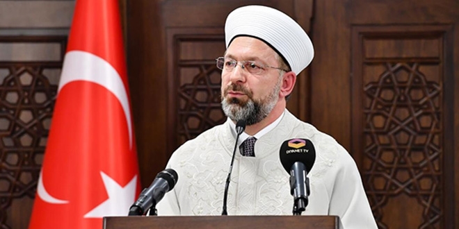 Diyanet leri Bakan Erba'tan Ayasofya paylam