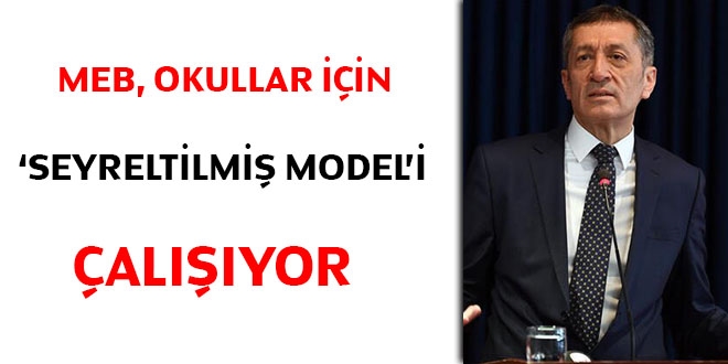 MEB, okullar iin 'seyreltilmi model'i alyor