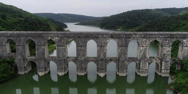 stanbul'daki barajlarn doluluk oran yzde 57'lere dt