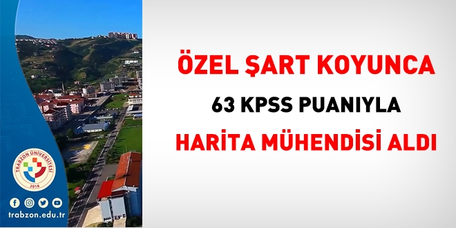 zel art konulunca, 63 KPSS puanyla mhendis alnd