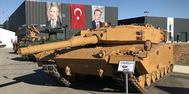 Leopard 2A4 tanklar yeni zrhlaryla seviye atlyor