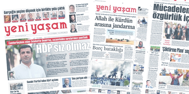 HDP'nin yayn organ internet sitesine engelleme karar