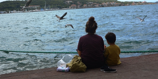 Ayvalk'ta frtna ve dolunun faturas ar oldu