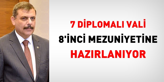 7 diplomal vali, 8'inci mezuniyetine hazrlanyor