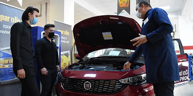 Meslek lisesinde aralar iin 'hijyen sistemi' gelitirildi