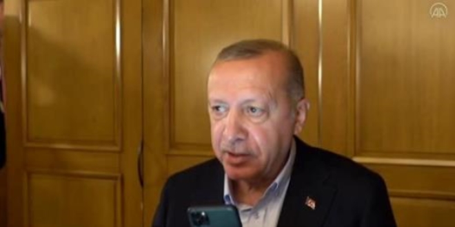 Erdoan'dan KKTC Cumhurbakan Tatar'a tebrik telefonu