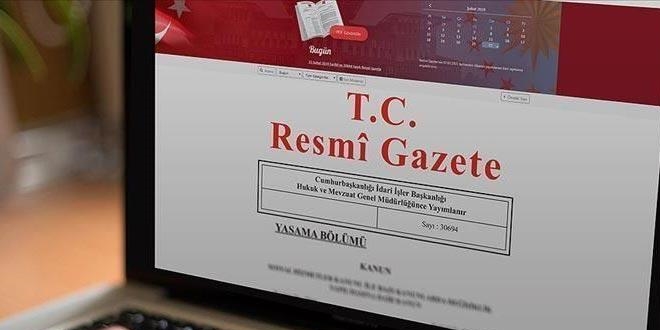 TBMM kararlar Resmi Gazete'de