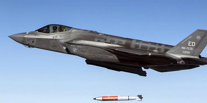 ABD'den F-35 uanda 'nkleer bomba' testi: 42 saniyede vurdu