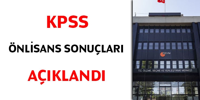 2020 KPSS nlisans sonular akland