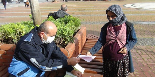 Maskesiz yakalanan dilenci: 50 ceza yazld, demedim, bunu da demeyeceim!