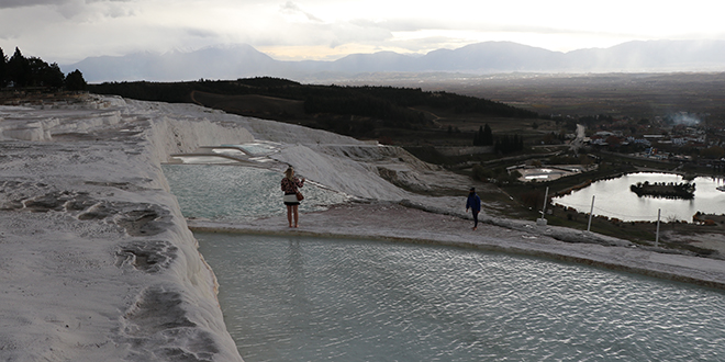 Pamukkale yabanc turistlere kald