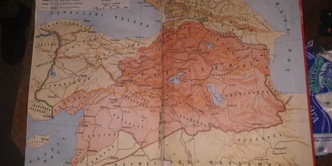 Ermeni igalinden kurtarlan Terter'de skandal harita