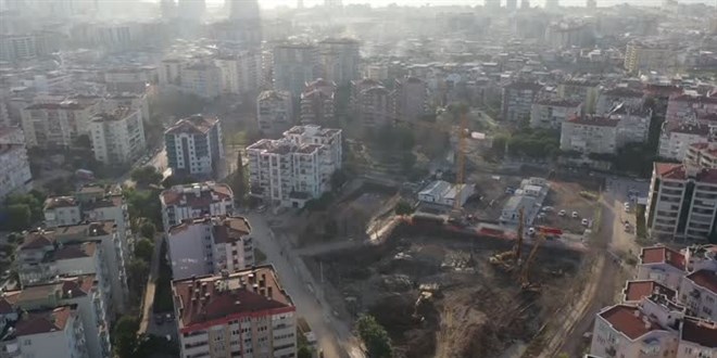 yıkılmış şehir manzarası