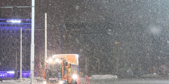 stanbul'da kar ya baz blgelerde etkili oluyor