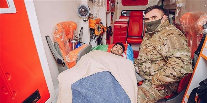 Trk doktorlar gazileri tedavi iin Azerbaycan'a gitti