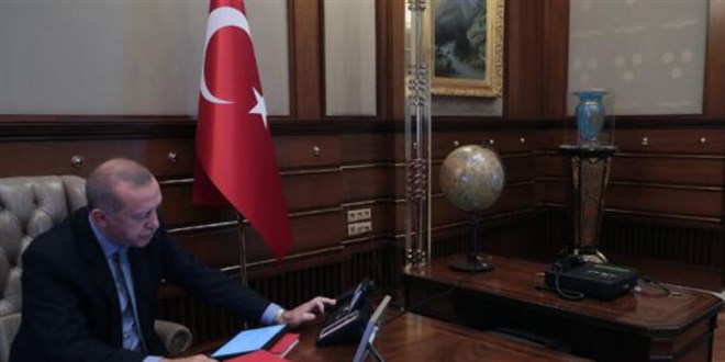 Cumhurbakan Erdoan, Bakan Akar'dan bilgi ald