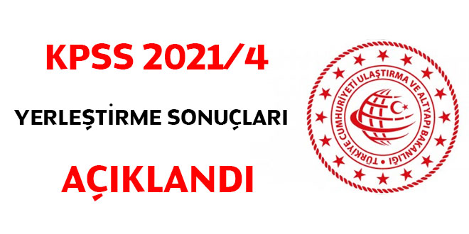 KPSS 2021/4 yerletirme sonular akland