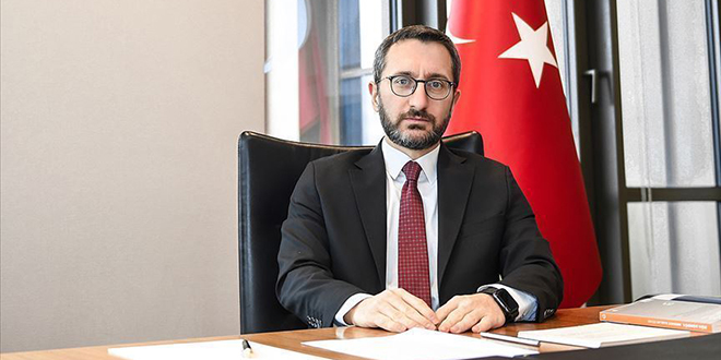 Fahrettin Altun'dan 'bildiri' aklamas: ok sert duruyoruz, net duruyoruz