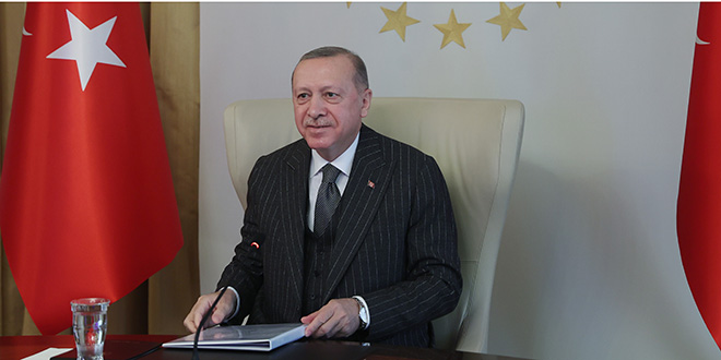 Cumhurbakan Erdoan, 1 Mays mesaj yaynlad