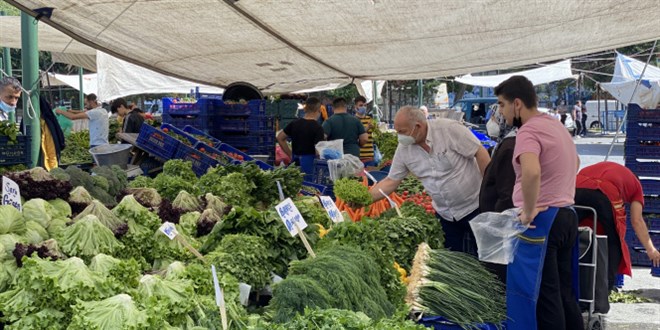 Muaf tutulan pazarc esnaf tezgahlarda yerini ald