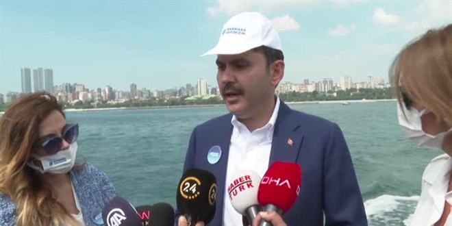 Bakan Kurum: Marmara'y 3 yl iinde eski haline getireceiz