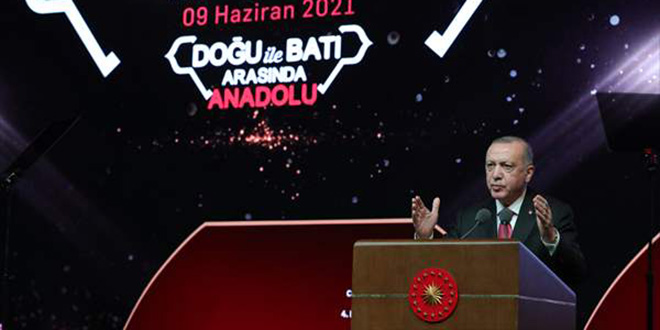 Erdoan: Mankurtlardan kurtulabilirsek gelecee gvenle bakabiliriz