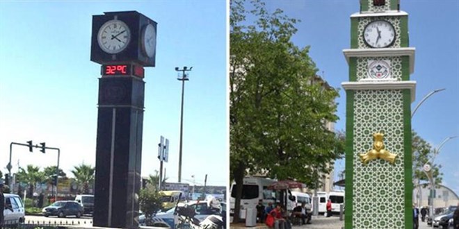 Giresun'da tartlan saat kulesi ile ilgili Belediye'den aklama