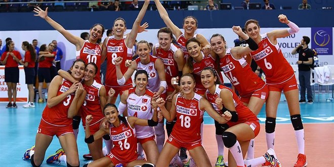 A Milli Kadn Voleybol Takm Milletler Ligi'nde nc oldu