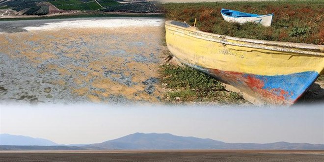 Marmara Gl'nden i karartan fotoraflar! 'Tamamen kurudu'