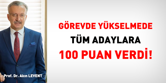 niversite, GYS'de tm adaylara 100 puan verdi!