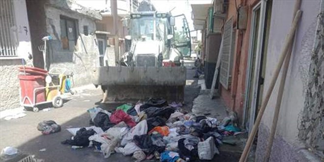 Adana'da bir evden 9 kamyon p karld