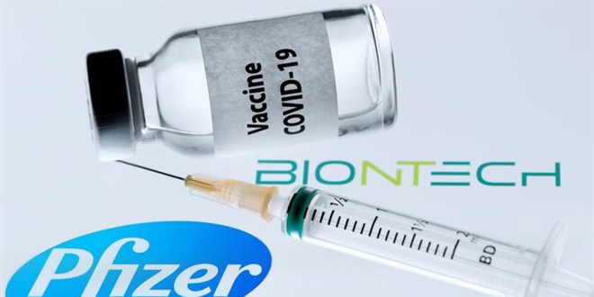 ABD'de Pfizer/Biontech asnn nc dozuna onay
