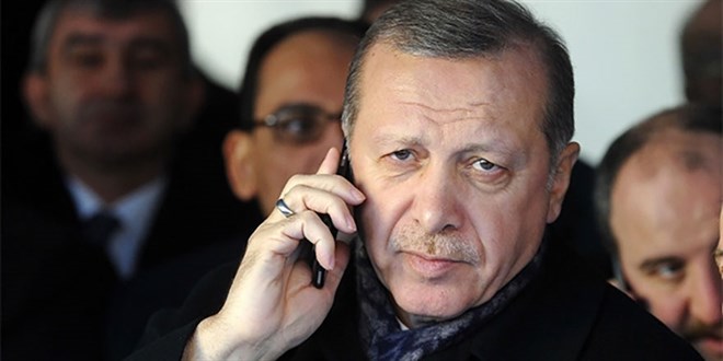 Cumhurbakan Erdoan'dan Baheli'ye taziye telefonu