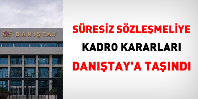 Sresiz szlemeliye kadro kararlar Dantay'a tand