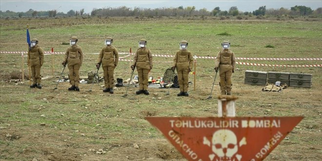 Mehmetik'ten, maynl arazilerin temizliinde Azerbaycan'a destek