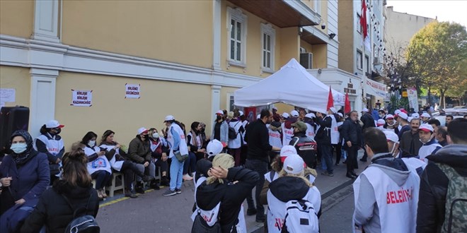 Bakrky Belediyesi iileri grevlerinin dokuzuncu gnnde